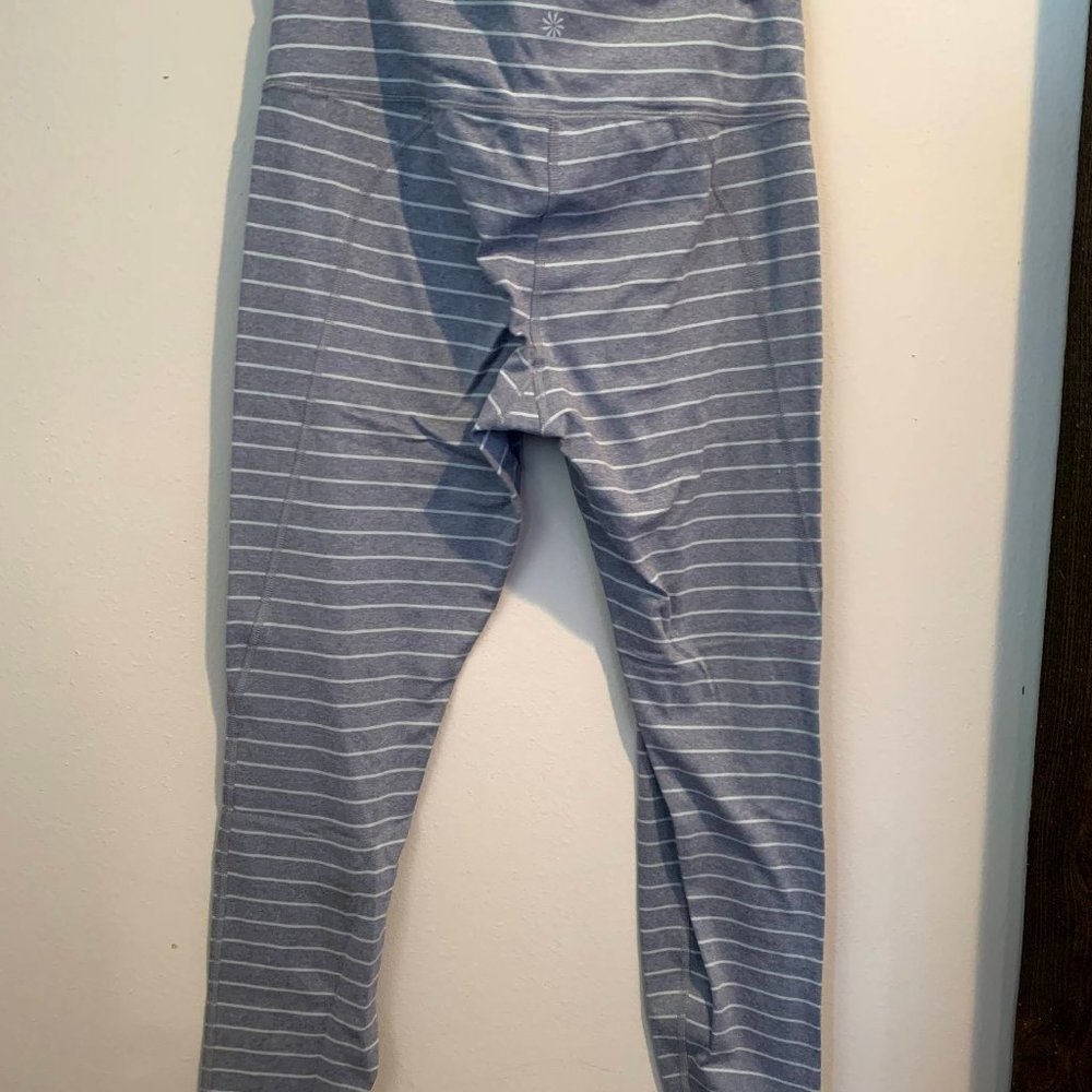 Athleta Stripe Salutation 7/8 Legging